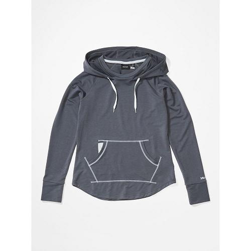 Marmot La Linea Clothes - Womens Hoodies Grey CA4718325 Canada